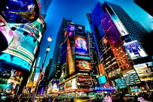 Vielleicht der bekannteste DOOH Standort - New York Times Square